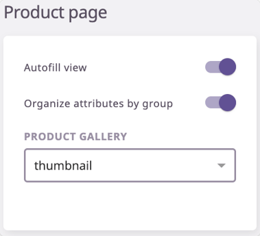 product page autofill