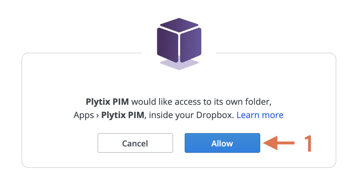 create a dropbox app