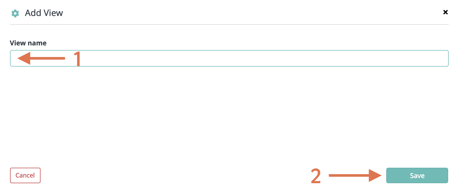 Adding name of table view